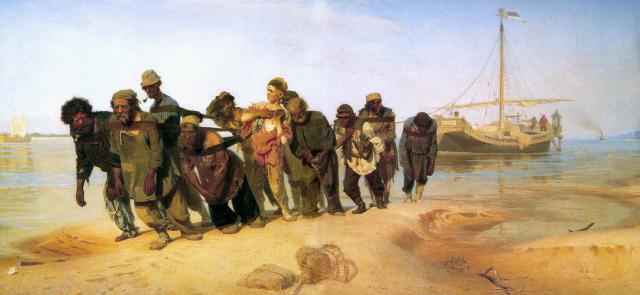Репин И.Е. Бурлаки на Волге. 1870-1873. ГРМ Репин И.Е. Бурлаки на Волге. 1870-1873. ГРМ